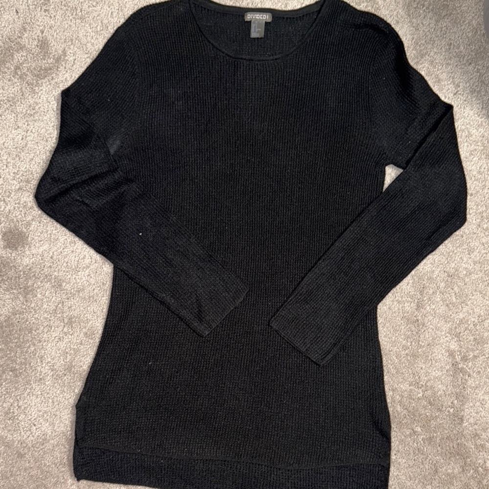 H&M MEN’S Black Knit Sweater